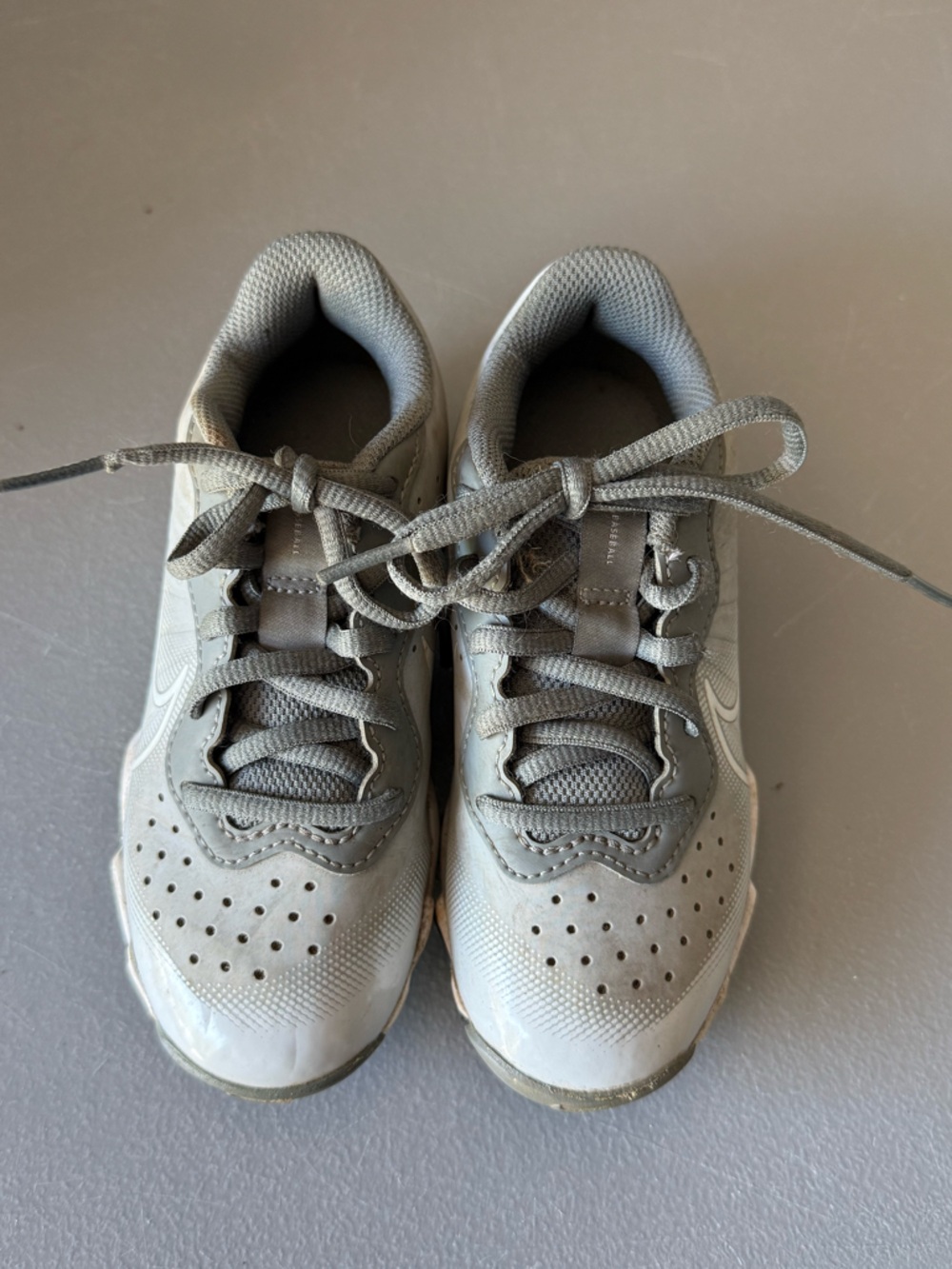 Nike Kids Gray Cleats Size 12 Child’s